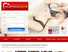 Tablet Screenshot of hausfrauen-date.com